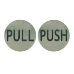 Brixwell RIS2BS Round Push Pull Indicator Set Brushed Stainless Finish. Fixed Price $9.22.