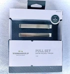 Threshold Pull Set 6-PACK Satin Nickel Finish Contemporary Style 3 7/8" Long. Fixed Price $9.96.