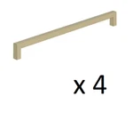 *lot Of 4* Amerock Monument 10-1/16 In. (256 Mm) Modern Gold Champagne Bar Pull. Fixed Price $27.99.