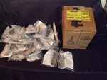 Lot Of (45) New Stanley PB2866 Steel Bypass Door Carpet Guide Risers. Fixed Price $75.00.