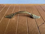 Amerock Natural Elegance Burnished Brass 3" Ctc Cabinet Handle Pull BP1334O77. Fixed Price $7.69.