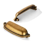 Khtumeware 10 Pack 3 INCH(76MM) Cup Drawer Pull,antique Brass Cabinet Pul.... Fixed Price $37.31.