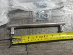 Amerdeco 10PK Brushed Satin Nickel Cabinet Pulls 6.3" (160MM) Hole Center ZH0075. Fixed Price $24.99.