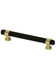 Lot Of (10) Liberty Brass Gold Black Modern Kitchen Bath Cabinet Handles Pulls. Fixed Price $47.82.