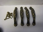 Pcs Schaub & Company Pulls Solid Brass 3-3/4" C-c Repacked. Fixed Price $24.99.