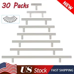 30PACK Brushed Nickel Kitchen Cabinet Pulls Stainless Steel Drawer Bar Handles. Fixed Price $19.69.