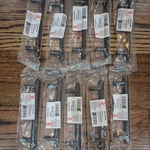10 Pc Richelieu Contemporary Steel Pull Brushed Oil-rubbed Bronze 128MM. Fixed Price $60.00.