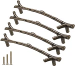 Esreake 4PCS Large Vintage Tree Twig Branch Cabinet Knobs Pack, Bronze. Fixed Price $23.99.