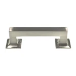 Hickory Hardware Studio Satin Nickel 3" Ctr. Square Cabinet Bar Pull P3010-SN. Fixed Price $8.79.