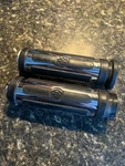 Oem Harley-davidson Chrome Rubber Bar & Shield Grips Cable Throttle. Fixed Price $26.05.
