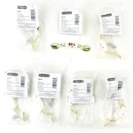 Vintage Amerock Brass Drawer Pulls Handles Floral Lot Of 7 Cabinet 245FWP New 3". Fixed Price $20.49.