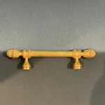 Brass Acorn Bar Drawer Pull Gold Ornate Handle. Fixed Price $59.98.