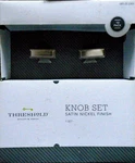 Threshold Knob Set Satin Nickel Finish, 10 Pack. Fixed Price $24.99.