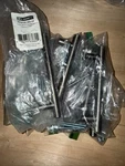Lot Of 8 Liberty Steel Bar Drawer Pull Heirloom Silver 3-3/4 P01012C-904-CP. Fixed Price $45.25.