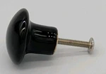 Black Richelieu Design Cabinet Drawer Pull Knobs - Set Of 6. Fixed Price $18.99.