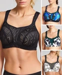 Panache Sports Bra 5021/A/B/C Underwired Moulded Cups Racerback High Low Impact. Fixed Price $29.55.
