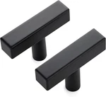 Ravinte 10 Pack Black Square Bar Cabinet Knobs 2 Inch Pulls Matte. Fixed Price $25.95.