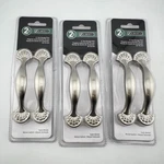 Packs (6 Total) - Liberty Newton Pull Satin Nickel Door Handles 3" Fan Design. Fixed Price $19.99.