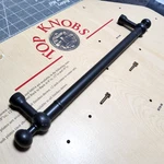 Top Knobs M836 12" Ctc Door Cabinet Drawer Appliance Pull Patina Black Display. Fixed Price $30.00.