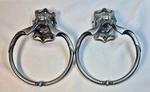 Vtg Amerock Carriage House Hand Towel Ring Holder Antique Silver Look. Fixed Price $20.00.