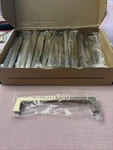 20 Pack Ravinte Solid 5 Kitchen Square Cabinet Handles Brushed Brass. Fixed Price $34.99.