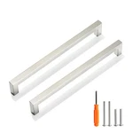 Redunest Cabinet Brushed Nickel Handles Square Drawer Pulls, 30. Fixed Price $89.99.