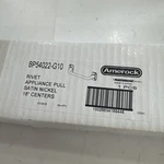 Amerock Appliance/cabinet Pull 18" BP54022G10 Satin Nickel New. Fixed Price $23.00.