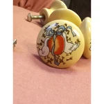 Belwith Marmalade Almond Multi-colored 1/2" Goose Duck Cabinet Knob P552-ML. Fixed Price $32.00.