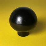 (5) Belwith P307-22 Round Black Drawer / Door, Pull Knob. Fixed Price $9.99.