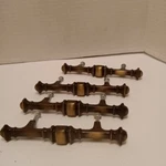 Amerock Satin Distressed Brass Drawer Pulls 234-1 Mounting 3" Lot Of Vintage. Fixed Price $9.99.
