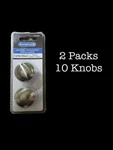 Cabinet Knob (10 Pack) Amerock 2PK14403SCH Allison Round 1-5/16" Brushed Chrome. Fixed Price $36.99.