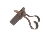 Primitive Antique 18TH Century Hand Wrought Iron Pull. Fixed Price $75.00.