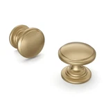 Homdiy 10 Pack Champagne Bronze Cabinet Knobs Gold Round Drawer For Kitchen. Fixed Price $40.02.