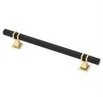 Alzassbg Pack Matt Black And Gold Cabinet Pulls, 6-1/4 INCH(160MM) Hole. Fixed Price $26.82.