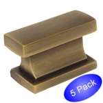 *5 Pack* Cosmas Cabinet Hardware Brushed Antique Brass Knob #701BAB. Fixed Price $12.93.