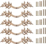 Juxyes Pack Of 5 European Style Vintage Cabinet Handles Pulls, Antique Decorativ. Fixed Price $35.99.