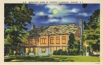 Vintage Night Scene View Country Clubhouse Hickory Linen Nc P513. Fixed Price $5.17.