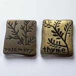 Atlas Homewares Thyme Rosemary Drawer Cabinet Pull Knob 1.5" Metal Set 2 Kitchen. Fixed Price $19.95.