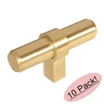 *10 Pack* Cosmas Cabinet Hardware Brushed Brass Euro Style Knob #181BB. Fixed Price $30.56.