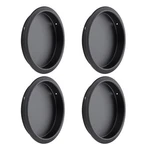 Ravinte 4 Pack Closet Door Finger Pull 2-1/8", Sliding Black. Fixed Price $13.99.