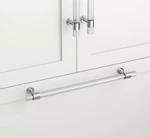 Signature Hardware 12" Beryn Acrylic Appliance Pull - Polished Nickel. Fixed Price $58.50.