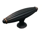 Brainerd Traditional Fluted 2.5" Bronze W/ Copper Cabinet Knob Lot Of 4 21. Fixed Price $7.61.