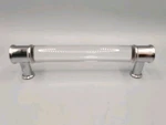 Hickory Hardware P3635-CACH Luster 5" Modern Acrylic Bar Cabinet Pull Lot Of. Fixed Price $53.99.