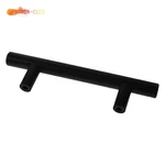 Stainless Steel Cupboard Cabinet Kitchen 50X5" 76MM Black Bar Furniture Handle. Fixed Price $32.02.