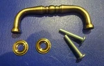 Baldwin Antique Solid Brass Cabinet Pull # 4962-050-BIN. Fixed Price $5.89.