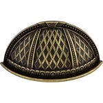 Trevi 1/2" Center To Cup/bin Cabinet Pull German Bronze - Hardware. Fixed Price $20.34.