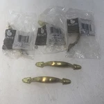 Lot Of Belwith P506-SB Satin Brass 3"CC Arch Cabinet Handle Pull Nos. Fixed Price $15.50.