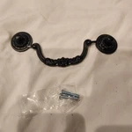 Drop Bail Dresser Handle Drawer Pulls Antique Black Set Of 6 New 008. Fixed Price $15.00.