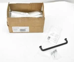 Lot Of 10 Amerock BP37381FB 6-5/16" Matte Black Cabinet Handle Pulls Set. Fixed Price $24.50.