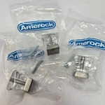 (3) Amerock Cabinet Knobs Clear W Satin Nickel #BP29460CG10 1- 1/16" (27 Mm). Fixed Price $12.99.